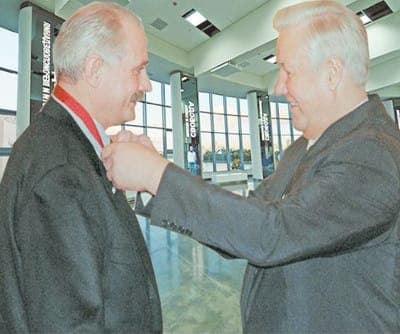 Ельцин и Михалков